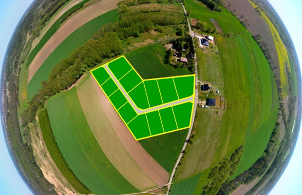 Działka Numer 1/17 o Powierzchni 1472 m2 w Kompleksie 14 Działek wydane Warunki Zabudowy Długołęka k/ Nowogardu OKAZJA