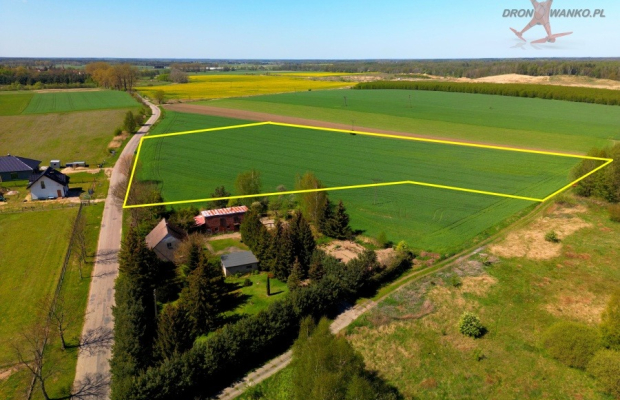 Działka Numer 1/17 o Powierzchni 1472 m2 w Kompleksie 14 Działek wydane Warunki Zabudowy Długołęka k/ Nowogardu OKAZJA
