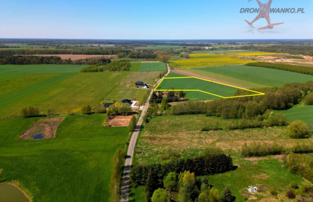 Działka Numer 1/17 o Powierzchni 1472 m2 w Kompleksie 14 Działek wydane Warunki Zabudowy Długołęka k/ Nowogardu OKAZJA