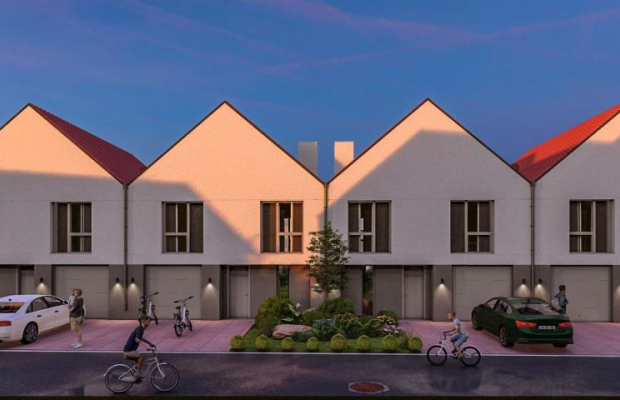 NOWOCZESNE DOMY SZEREGOWE W ŚWIDNICY / 124,33M2