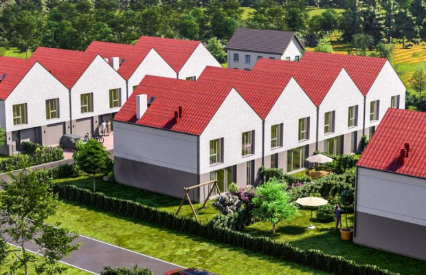 NOWOCZESNE DOMY SZEREGOWE W ŚWIDNICY / 124,33M2