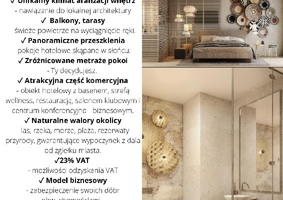 Luksusowe pokoje hotelowe pod inwestycje