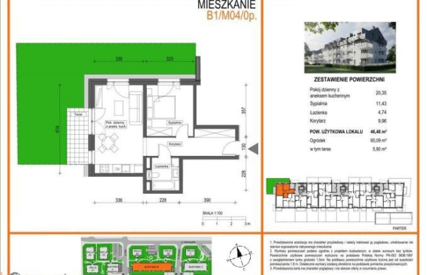 MIESZKANIE Z OGRÓDKIEM PRZY PARKU