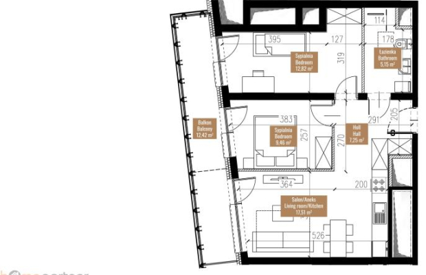 3-pokojowe mieszkanie premium, Stare Miasto