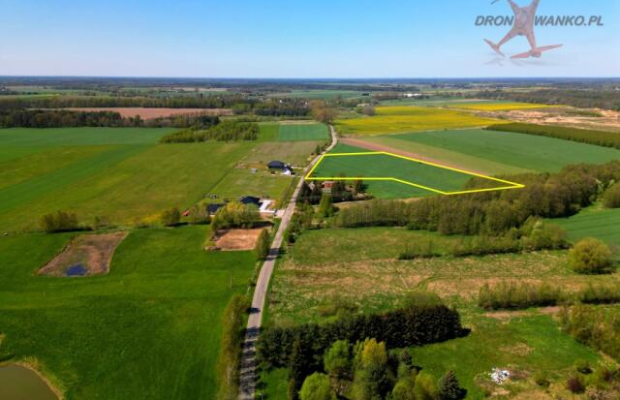 Działka nr 1/5 w kompleksie 14 Działek z wydanymi Warunkami Zabudowy OKAZJA 69zł/m2