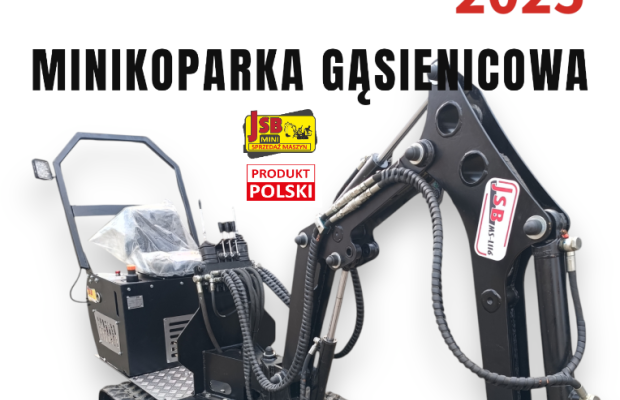 MINI KOPARKA GĄSIENICOWA MS-TE113 JSB - PL - NOWE 2025 - Prosto od Producenta JSB POLSKA -
