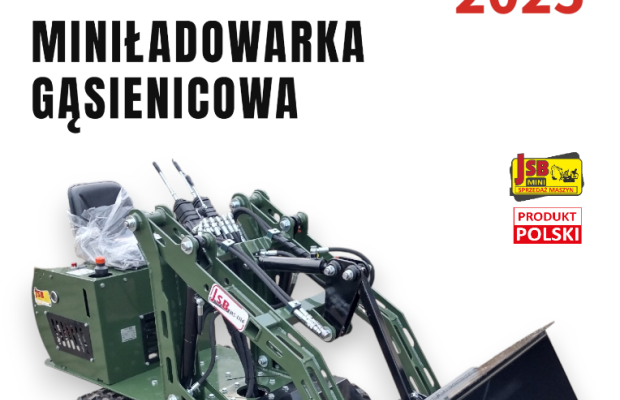 MINI ŁADOWARKA GĄSIENICOWA MS-TL113 JSB - PL - NOWE 2025 - Prosto od Producenta JSB POLSKA -