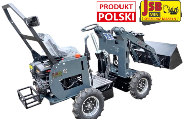 MINI ŁADOWARKA KOŁOWA PRZEGUBOWA ŁAMANA MS-L116KN JSB - PL - NOWE 2025 - Prosto od Producenta JSB POLSKA -