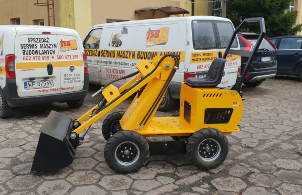 MINI ŁADOWARKA KOŁOWA Z PROSTYM RAMIENIEM MS-L113FS JSB - PL - NOWE 2025 - Prosto od Producenta JSB POLSKA -