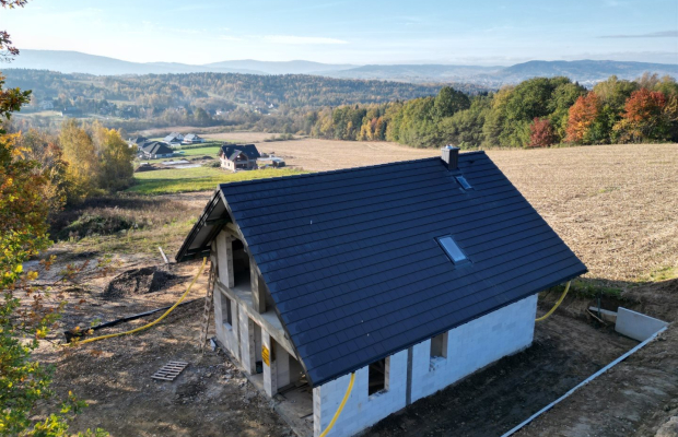 Dom w SSO, w ok. Myślenic,134,5 m2, 7ar działka
