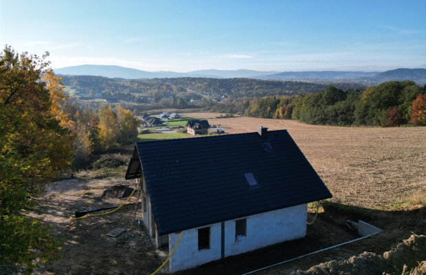 Dom w SSO, w ok. Myślenic,134,5 m2, 7ar działka