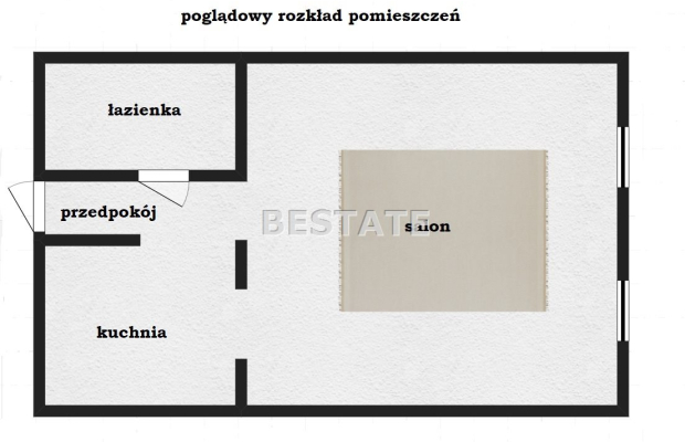 Kawalerka do wprowadzenia. 