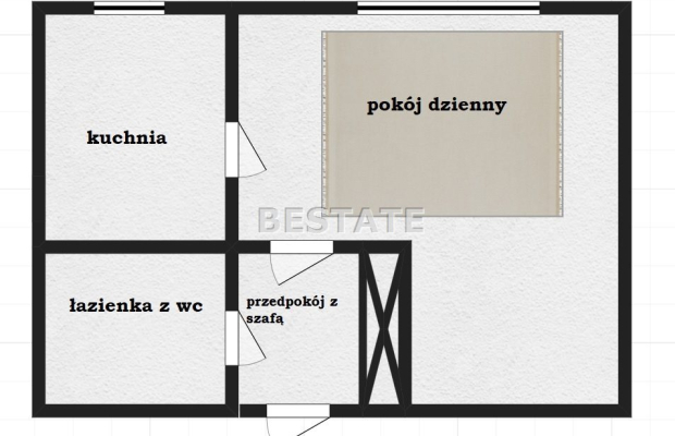 Kawalerka, gotowa do zamieszkania, pod inwestycję