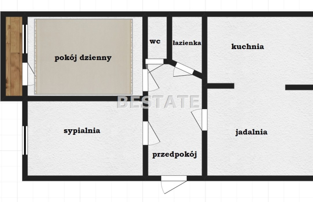 Mieszkanie na parterze w centrum