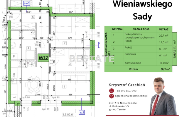 Biuro Nieruchomości  BESTATE  zaprasza do zapoznania się z nową ofertą deweloperską - osiedla mieszkaniowego  "WIENIAWSKIEGO SA