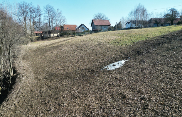 Działka budowlana 8 arów w spokojnym miejscu.