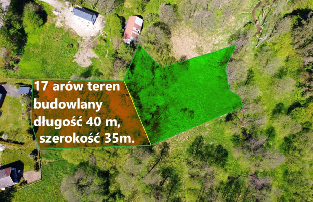 Duża działka w malowniczej dolinie Mnikowskiej. 