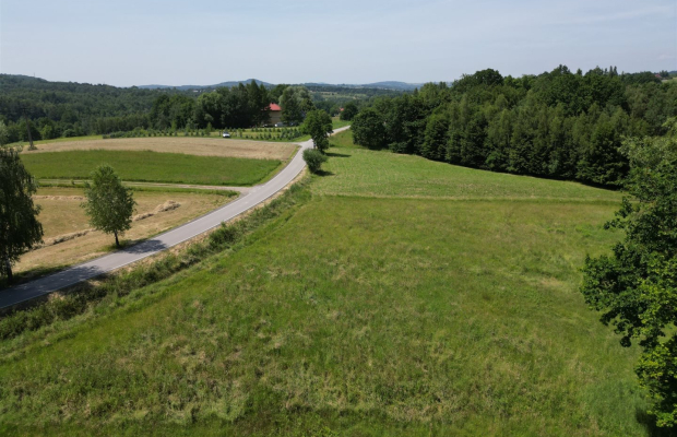 10 arowa działka 14 km od granic Krakowa