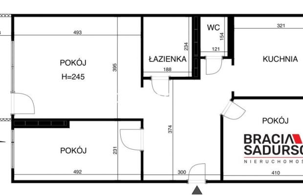 SŁONECZNE 3-POKOJOWE W ATRAKCYJNEJ LOKALIZACJI 