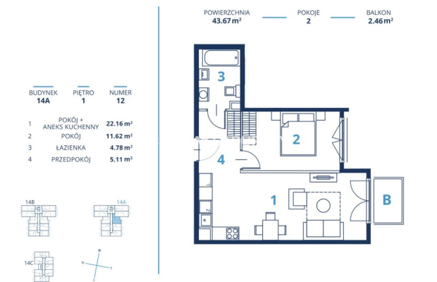Gotowa inwestycja - metraże od 39 m2, Kraków