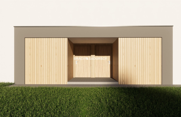3pok.65m2  dwupoziomowe/nowoczesna bryła budynku 