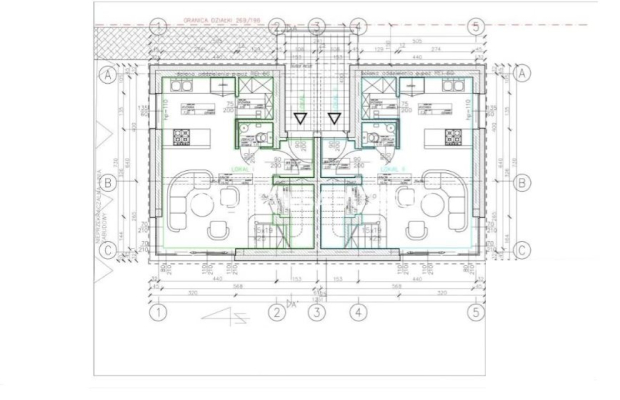 3pok.65m2  dwupoziomowe/nowoczesna bryła budynku 