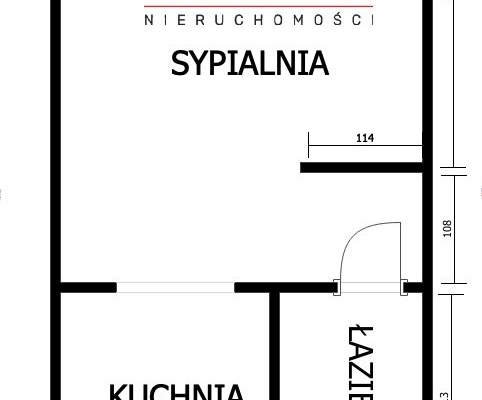 Kawalerka umeblowana 24,6 m2/Azory
