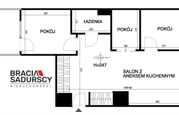 3 pokoje  - Żabiniec - 780 tysięcy