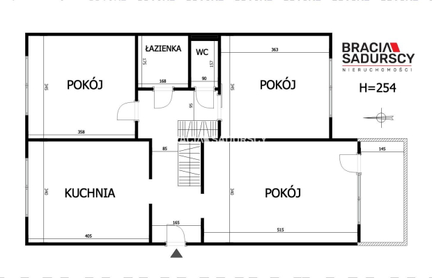 73 m², 3 pokoje, balkon, świetna lokalizacja!