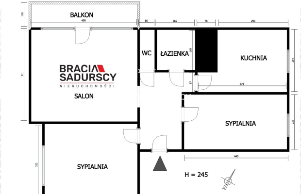 Blisko Szpital Prokocim, tramwaj, 3 pokoje, balkon