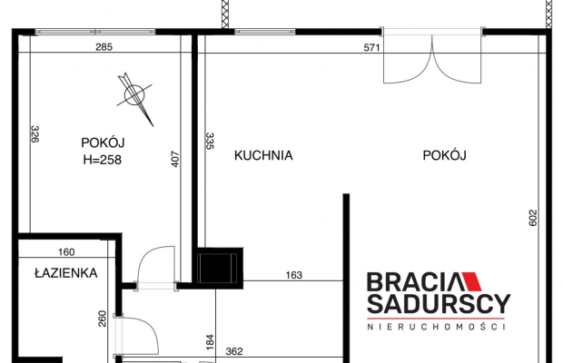 Widokowe, 2pok mieszkanie, Dąbie ostatnie piętro