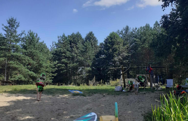 działka z linią brzegową -Pasym