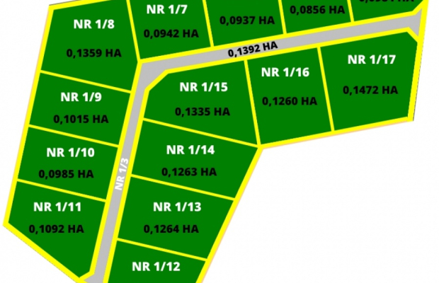 Działka 1/11  w kompleksie 14 działek z WZ