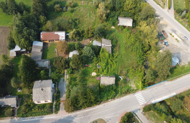 Działka budowlana, Urzędów, centrum, 25 a