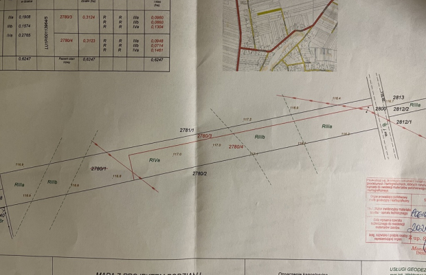Działka rolno-budowlana 0,62 ha w Gołębiu k/Puław.