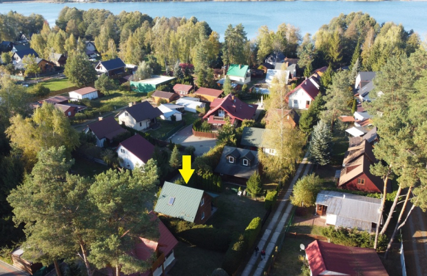 Domek letniskowy, Okuninka, jezioro Białe