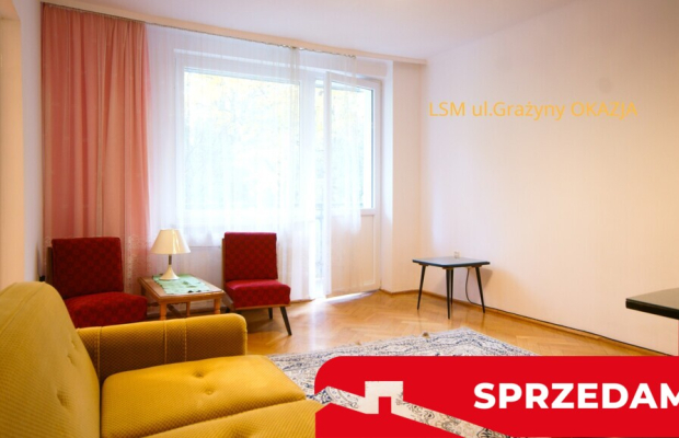 Mieszkanie 62,2 m2, 3 pokoje, LSM