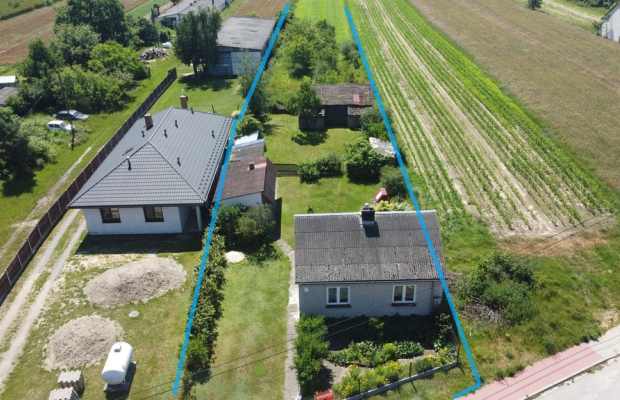 Dom 50 m2  na działce w m. Babilon gm. Lipsko.