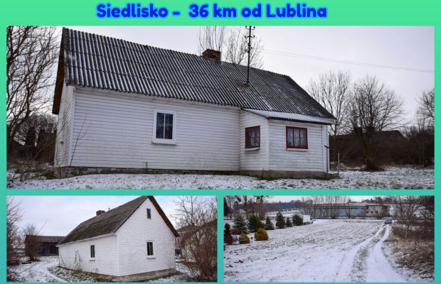 Siedlisko na wsi 35 km od Lublina.