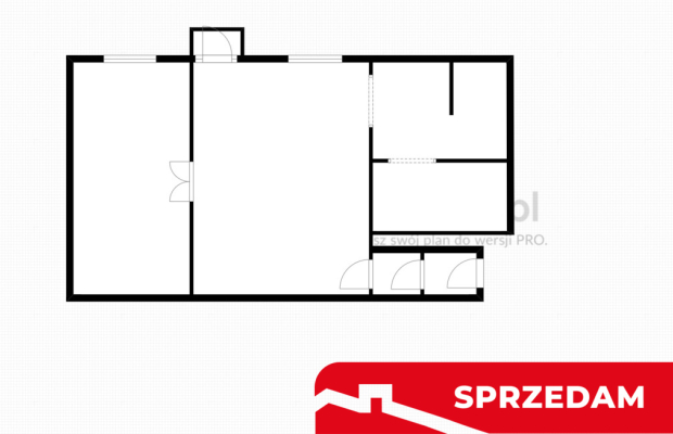 Mieszkanie, Lublin, ul.Leśna, 2 pokoje, 48,7 m2