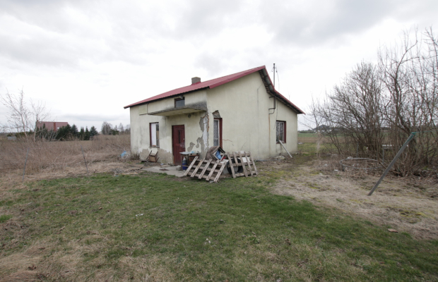 Domek na działce 17 ar Pólko/Nasutów (10km Lublin)