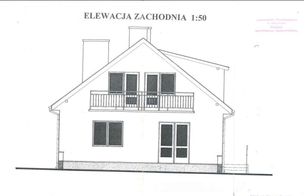 Dom stan surowym, działka 26 ar Lisów g. Lubartów