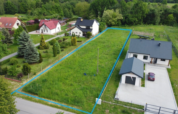 Działka budowlana 2000 m2 w Bronowicach gm. Puławy