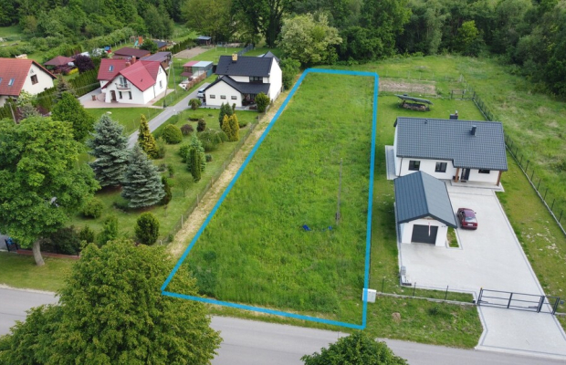 Działka budowlana 2000 m2 w Bronowicach gm. Puławy