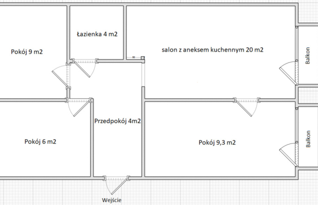 Mieszkanie, Lublin, LSM, ul.Głęboka, 3 pokoje,52m2