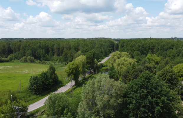 Dwa domy na dużej działce 100 km. od Warszawy.