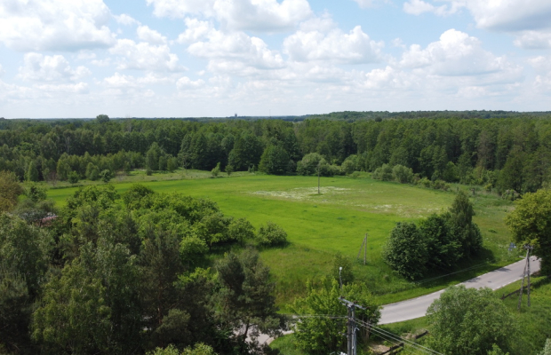 Dwa domy na dużej działce 100 km. od Warszawy.