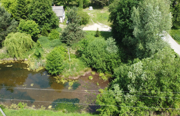 Dwa domy na dużej działce 100 km. od Warszawy.