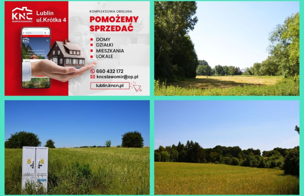 Działka rolno-budow. z szybkim dojazdem do Lublina