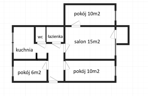 Lublin, Mieszkanie, 4 pokoje, 60m2, Pana Balcera
